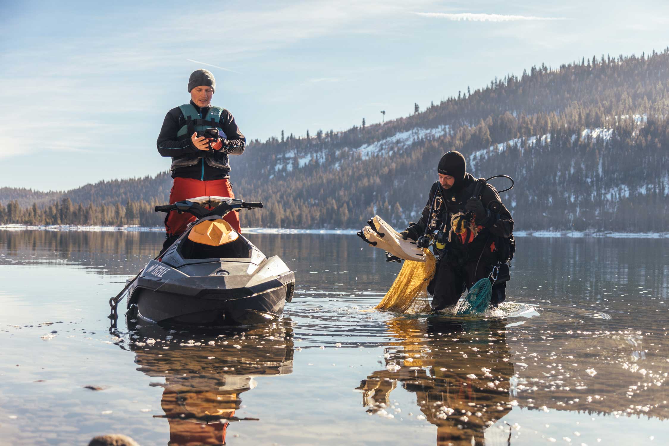 Deep Dives & Big Impact: Success with Winter Cleanups on Donner